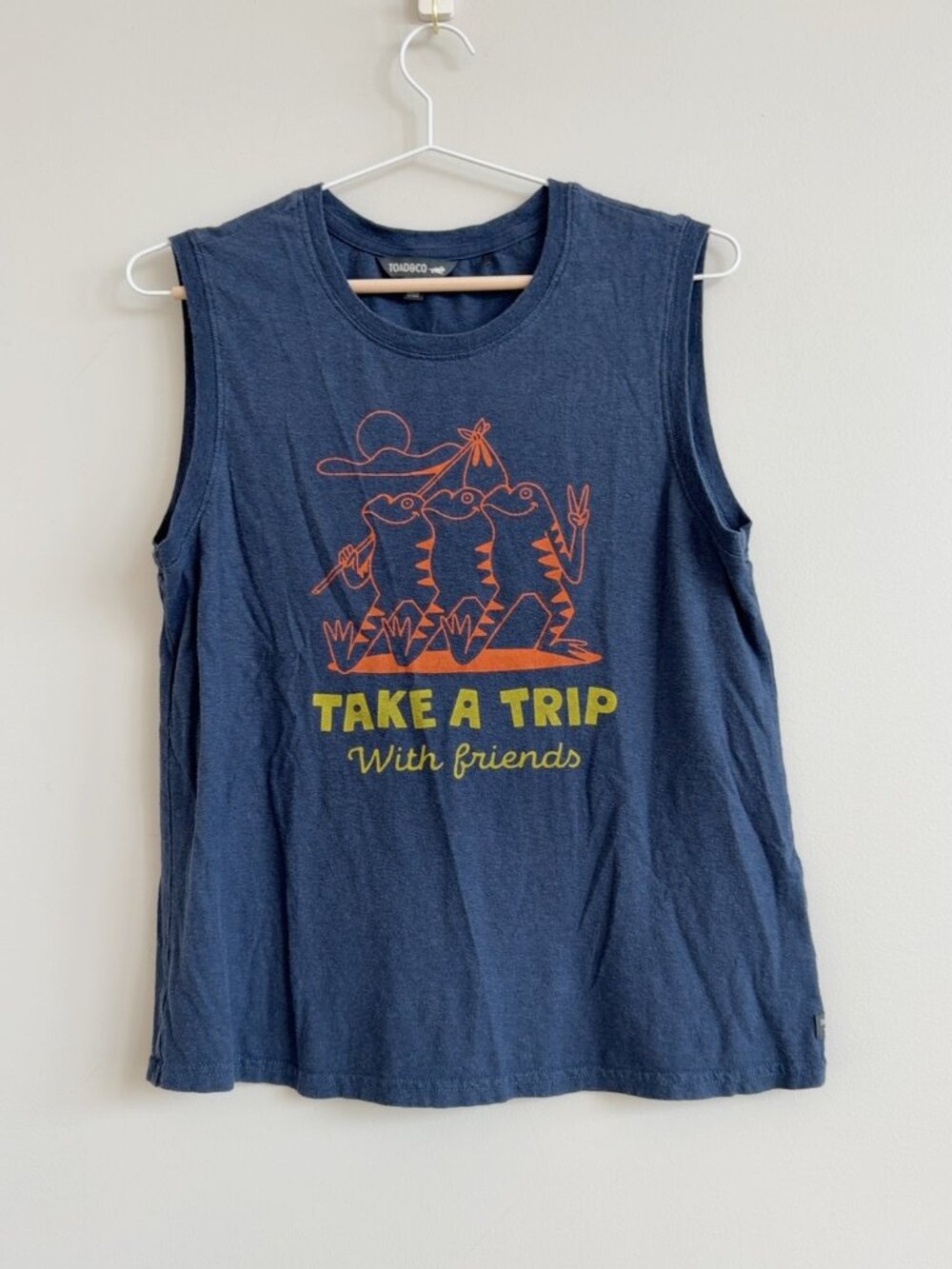 NWOT Toad&Co Take a Trip Graphic Hemp Organic Cotton Tank Top M